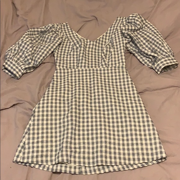 Puffy sleeve urban outfitters mini dress - Picture 3 of 5